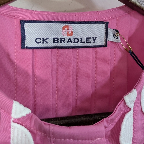 NEW CK Bradley Pink & White Louisa Dress - Size XS Womens - Picture 7 of 9